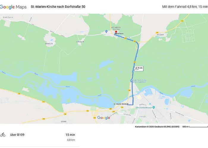 Kastanienblick Oder Parkblick, Oder Unser Radlerzimmer! Ziethen (Vorpommern-Greifswald)